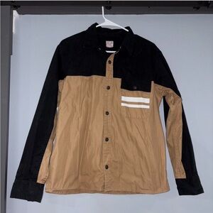 Momotaro Black and Tan Shirt Jacket